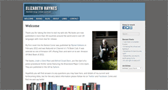 Desktop Screenshot of elizabeth-haynes.com